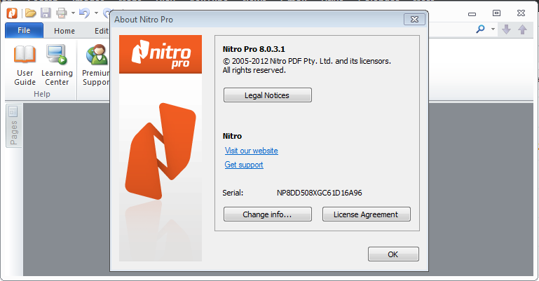 nitro pdf serial number free
